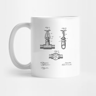 Vintage Patent Hand Drawing Mug